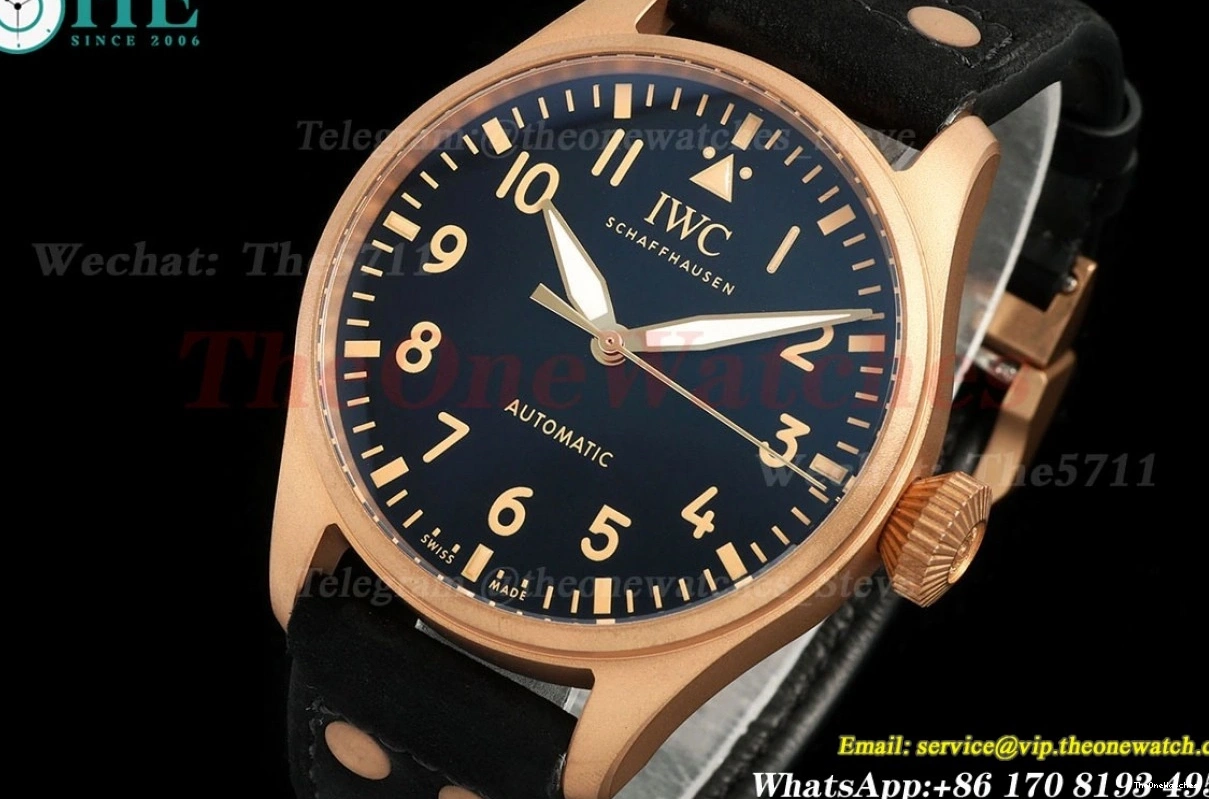 Dial LE Big Black Pilot Spitfire 8N24 'Mr Bronze Porter' M+ 43mm 0405